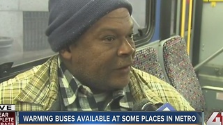 Warming buses available at some places in metro