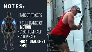 Rope Tricep 21s