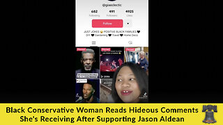 Black Conservative Woman Reads Hideous Comments She's Receiving After Supporting Jason Aldean