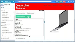 Updating Products Includes Page with Clickable Selection Menu | Computer World Modern Inc.