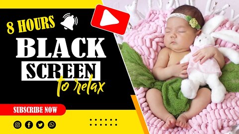 🎧 WHITE NOISE FOR BABIES AT BED TIME VERY RELAXING 👶 WHITE SOUND 🕒 8 HOURS BLACK SCREEN