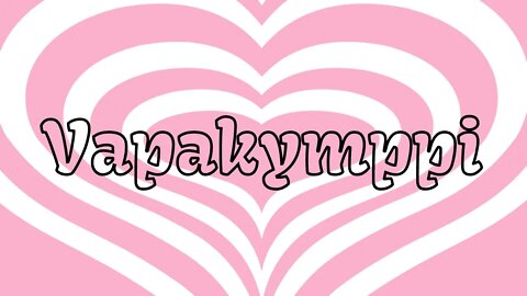 ❤️ Vapakymppi alkaa lokakuussa ❤️