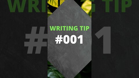 Writing Tip No. 001 - World building #shorts #writingtips