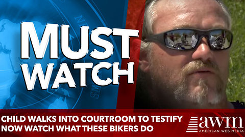 Child Walks Into Courtroom To Testify Now Watch What These Bikers Do