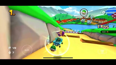 Mario Kart Tour - 3DS Daisy Hills R/T Gameplay