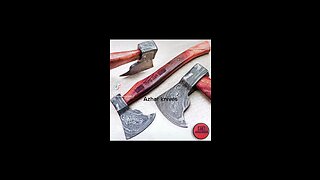 Trump 2024 Damascus steel axe