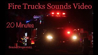 Cruise Through The Streets From 20 Minutes Of Fire Truck Sounds Video
