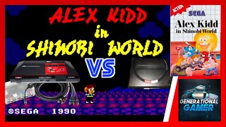 Alex Kidd in Shinobi World (Analogue Mega SG vs Sega Master System)