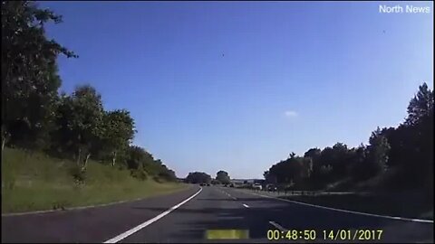 County Durham A1M fireball crash