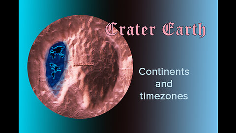 24-Crater Earth - continents and timezones