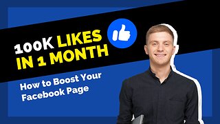 How to Boost Facebook Page || 100k followers in 1 month