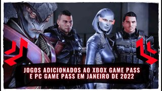 Jogos Adicionados ao Xbox Game Pass e PC Game Pass em Janeiro de 2022