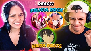 (3 em 1) Felicia Rock e Keita Beats | SEREI TUA ESPADA, INSACIALVELMENTE e RAP LENDÁRIO DO NAOFUMI 🔥