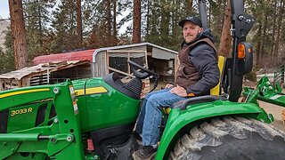 Getting Some Tractor Work Done on The Homestead