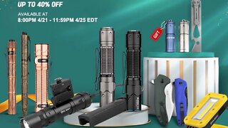 Olight 15th Anniversary Sale up to 40% off