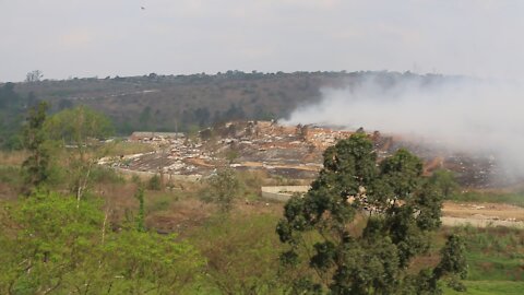 SOUTH AFRICA - Durban - Smoke from landfill site in PMB (Videos) (C7Q)