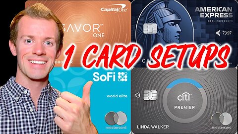 BEST 1 CREDIT CARD SETUPS 2022! (Best Catch All Credit Cards)