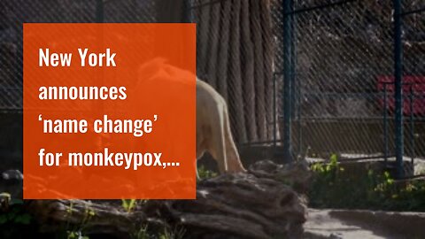 New York announces ‘name change’ for monkeypox, says older term is too ‘stigmatizing’