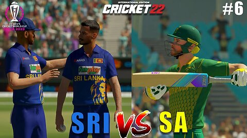 South Africa vs Sri Lanka - Big Target😒 - Cricket 22 ODI World Cup 2023