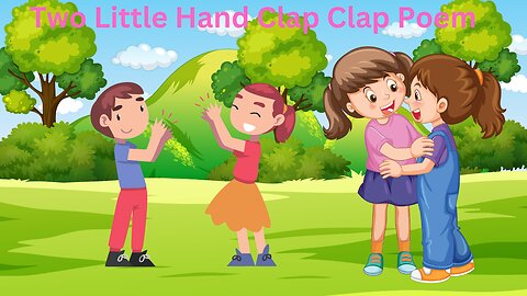 Two Little Hands to Clap Clap Clap Rhyme #ChildernsFun