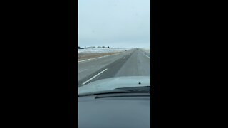 Snow Storm 11/12/2021 North Dakota Hwy 83