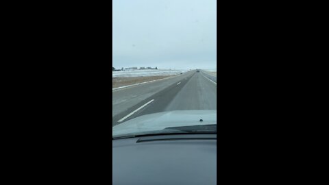 Snow Storm 11/12/2021 North Dakota Hwy 83