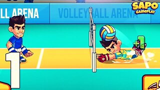 Volleyball Arena - Gameplay Part 1 (Android/IOS) SapoGamePlay - Jogos #VolleyballArena