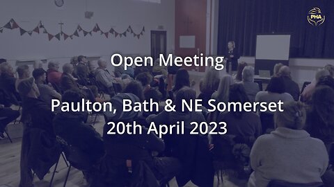 People's Health Alliance Open meeting held at Paulton 20/4/2023 - Katherine MacBean