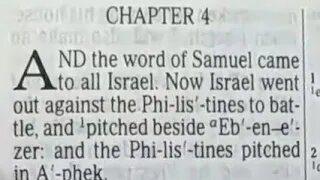 1 Samuel: Chapters 04-08