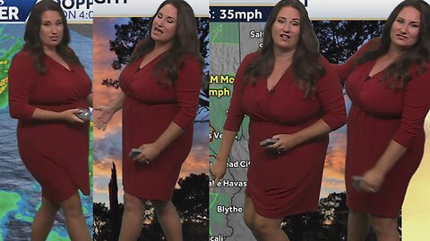 Thick & busty weather girl Gina 38G (8/21/23)