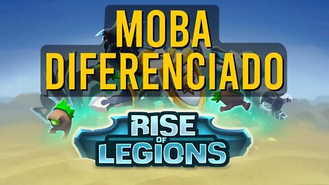 RISE OF LEGIONS GAMEPLAY PT BR - CLASH ROYALE DIFERENCIADO