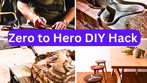 🌟 Zero to Hero DIY Hack That'll Build Anything | The DIY Smart Saw |3D Printer for Wood