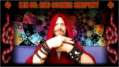 KIN 65: RED COSMIC SERPENT 13 CHICCHAN - 22 JULY 2022 | Mayan Tzolkin Calendar