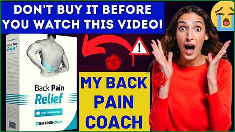 My Back Pain Coach Review⚠️WAIT❌Watch My Back Pain Coach By Ian Hart Reviews Before You Buy