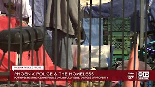 DOJ probe of Phoenix Police Department to include homelessness rights