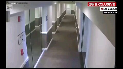 Whoa- CNN obtains footage from 2016 of embattled rapper Diddy beating ex girlfriend in hotel hallway
