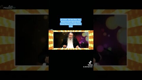 Ari Lesser - Be Here Now - Rav Shalom Arush's Special Smile Focus #UnitedSouls Class Edition Q/A 72!