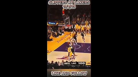 Clippers at Lakers 11/1/23