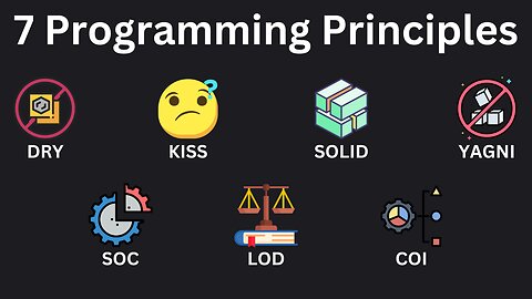 7 Principles Every Developer Must Know