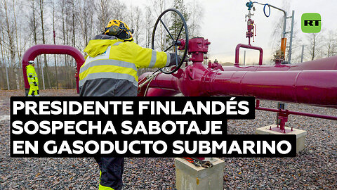 Presidente finlandés sugiere sabotaje en gasoducto Balticconnector