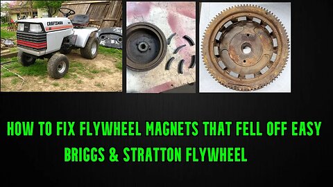 how to reglue flywheel magnets