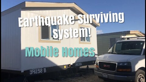 Mobile Homes Survive Earthquake. New Manufactured Home Foundation Systems. Mobile Home Set Up.