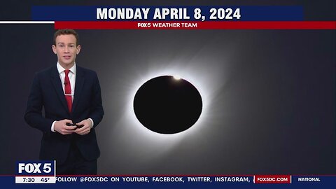 Marking 1 year until the Great North American Solar Eclipse The countdown clock stand less 1 year