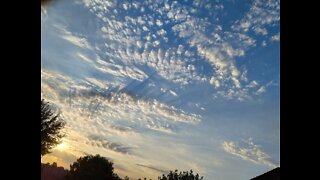 Strange and unusual shadows, sky phenomenon