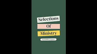Selections of Ministry by Franklin Ferguson, Modern Allurements.