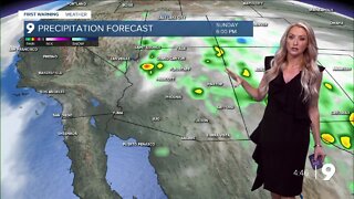 Roller coaster highs and rain chances return