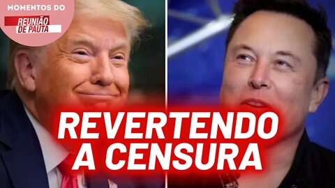 Elon Musk deixará Trump voltar ao Twitter | Momentos do Reunião de Pauta