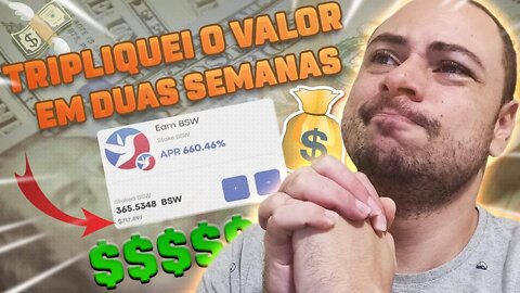 BISWAP 200% EM 2 SEMANAS! TRIPLIQUEI MEU INVESTIMENTO!