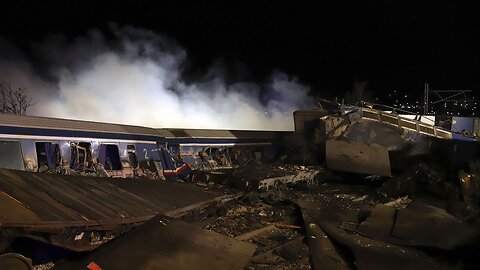 🚨UPDATE: A cargo and passenger train collided with each other in central Greece