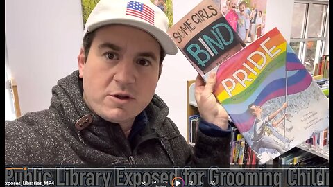 Man Visits Public Library for Children to Expose Inappropriate Grooming Literature for Children